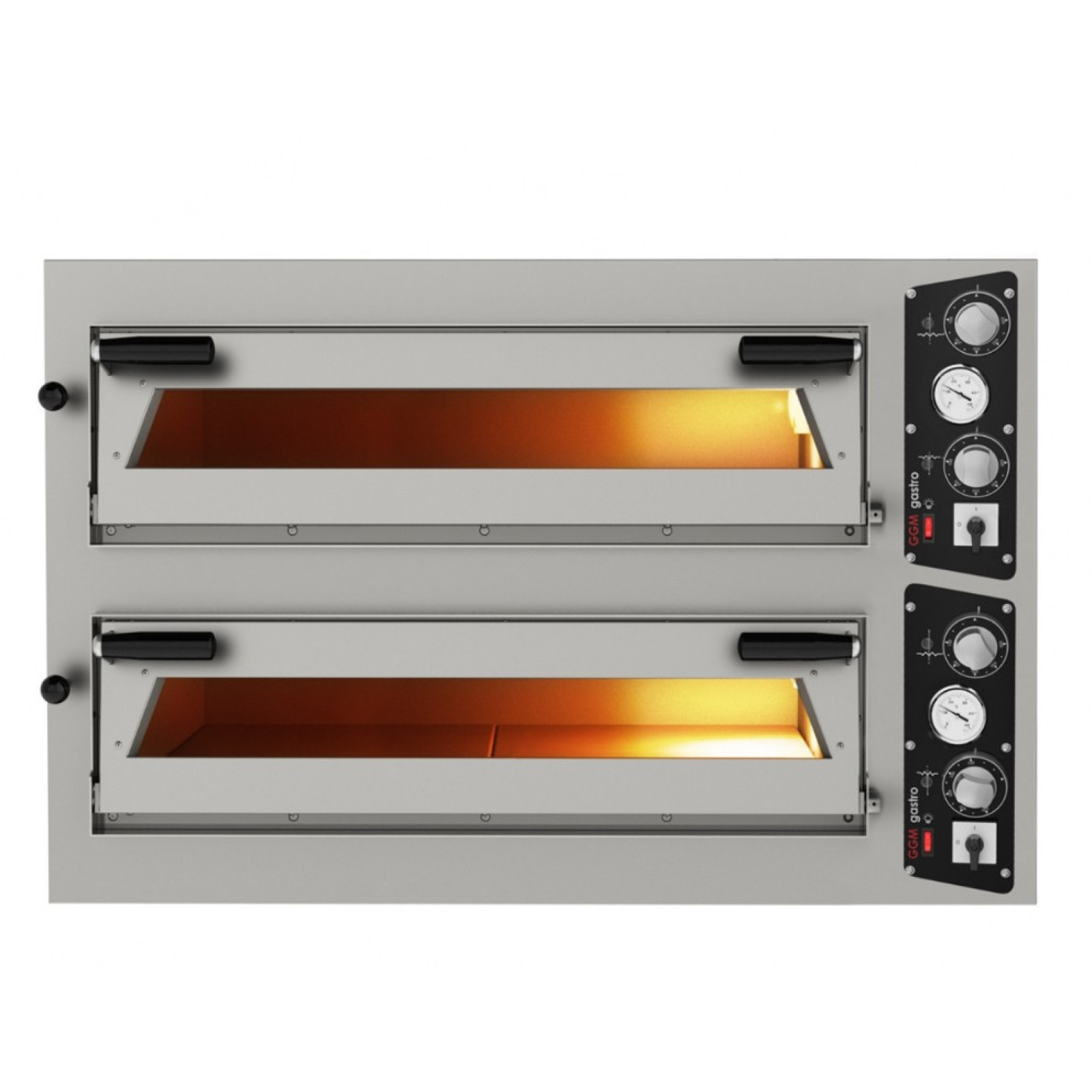 Піч для піци 6 + 6 x 35 см GGM Gastro PDP66B