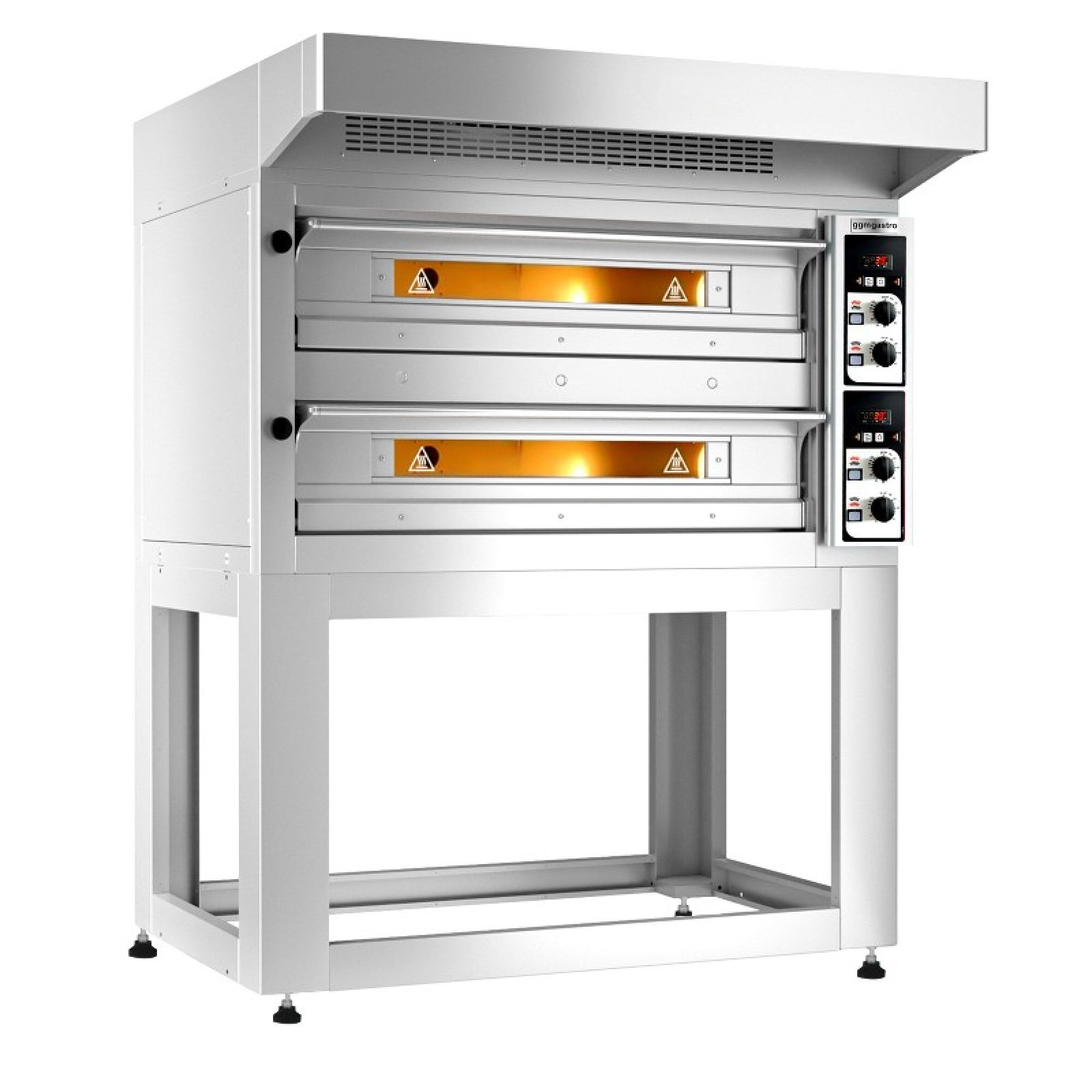 Піч для піци - 6+6x 33 см. - Manuell GGM Gastro PDZ630#HU