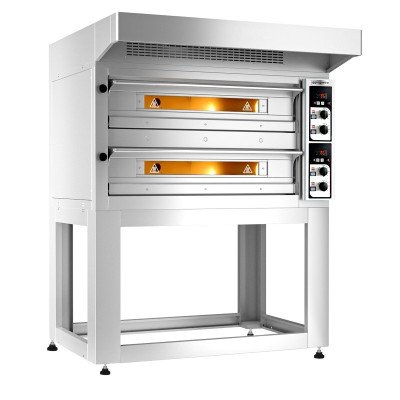 Піч для піци - 6+6x 33 см. - Manuell GGM Gastro PDZ630#HU