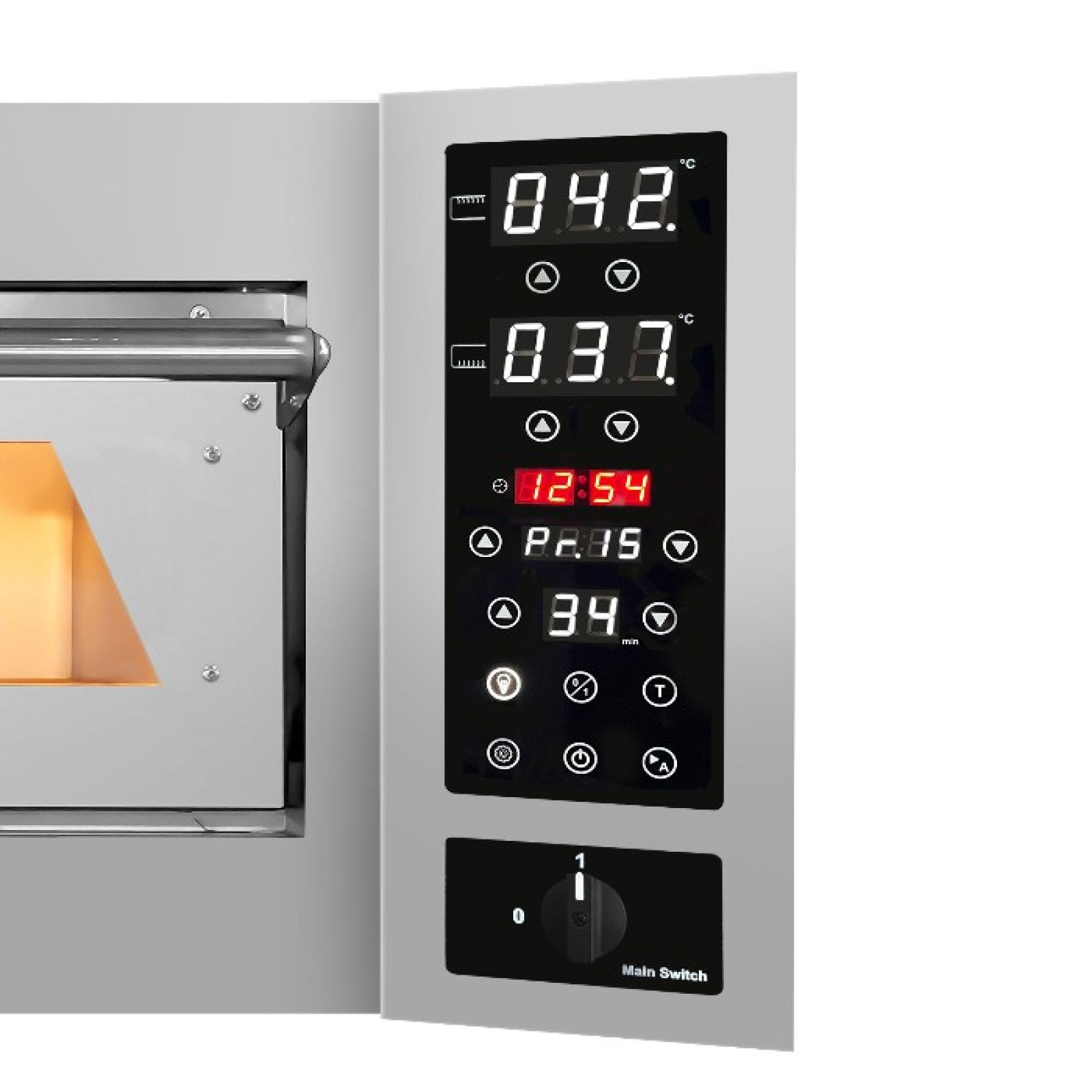 Піч для піци, 9 х 34 см, 1 камера GGM Gastro PEP99TC - 1