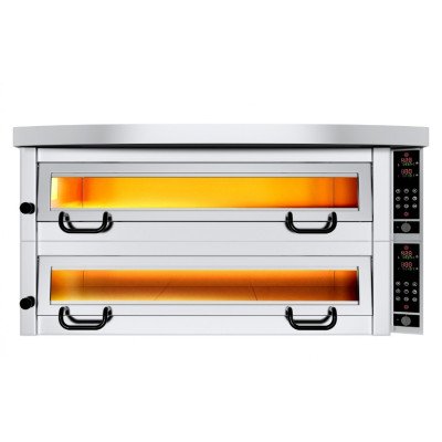 Печь для пиццы 9+9 x 34 cм GGM Gastro 2#POP934E#HP934