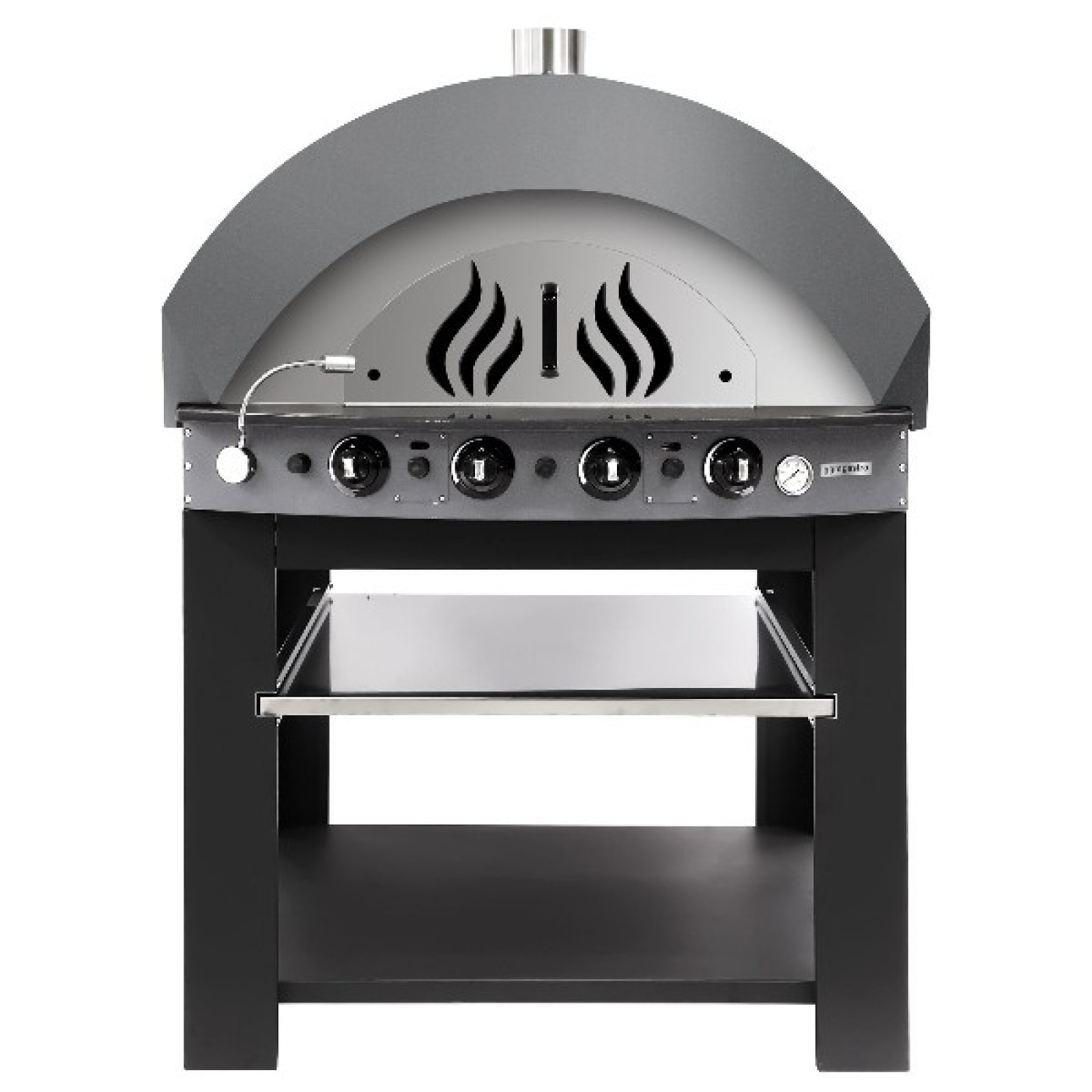 Печь для пиццы газовая, 11 х 25 см, 1 камера GGM Gastro GPOE175A#UGE17 - 4
