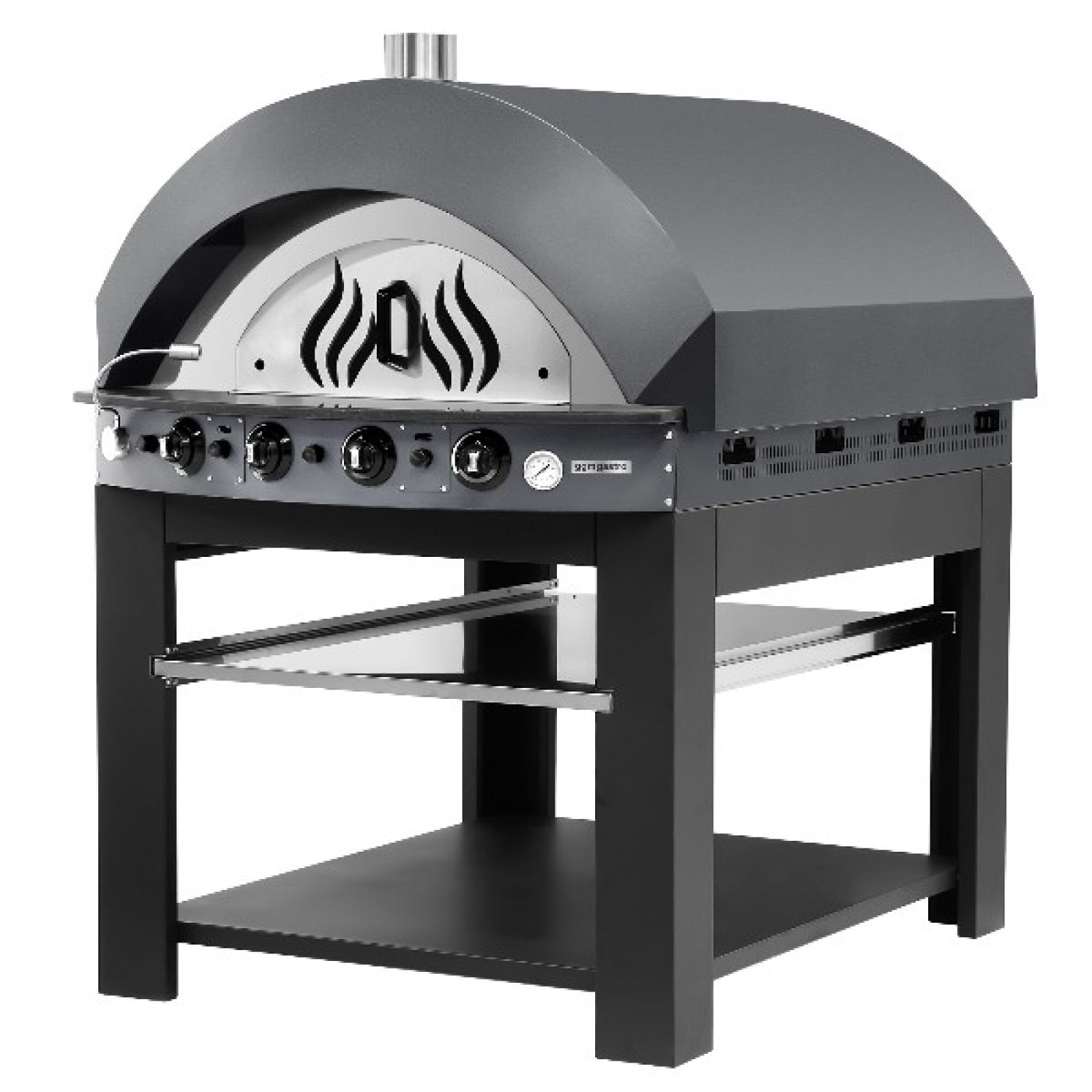 Печь для пиццы газовая, 11 х 25 см, 1 камера GGM Gastro GPOE175A#UGE17