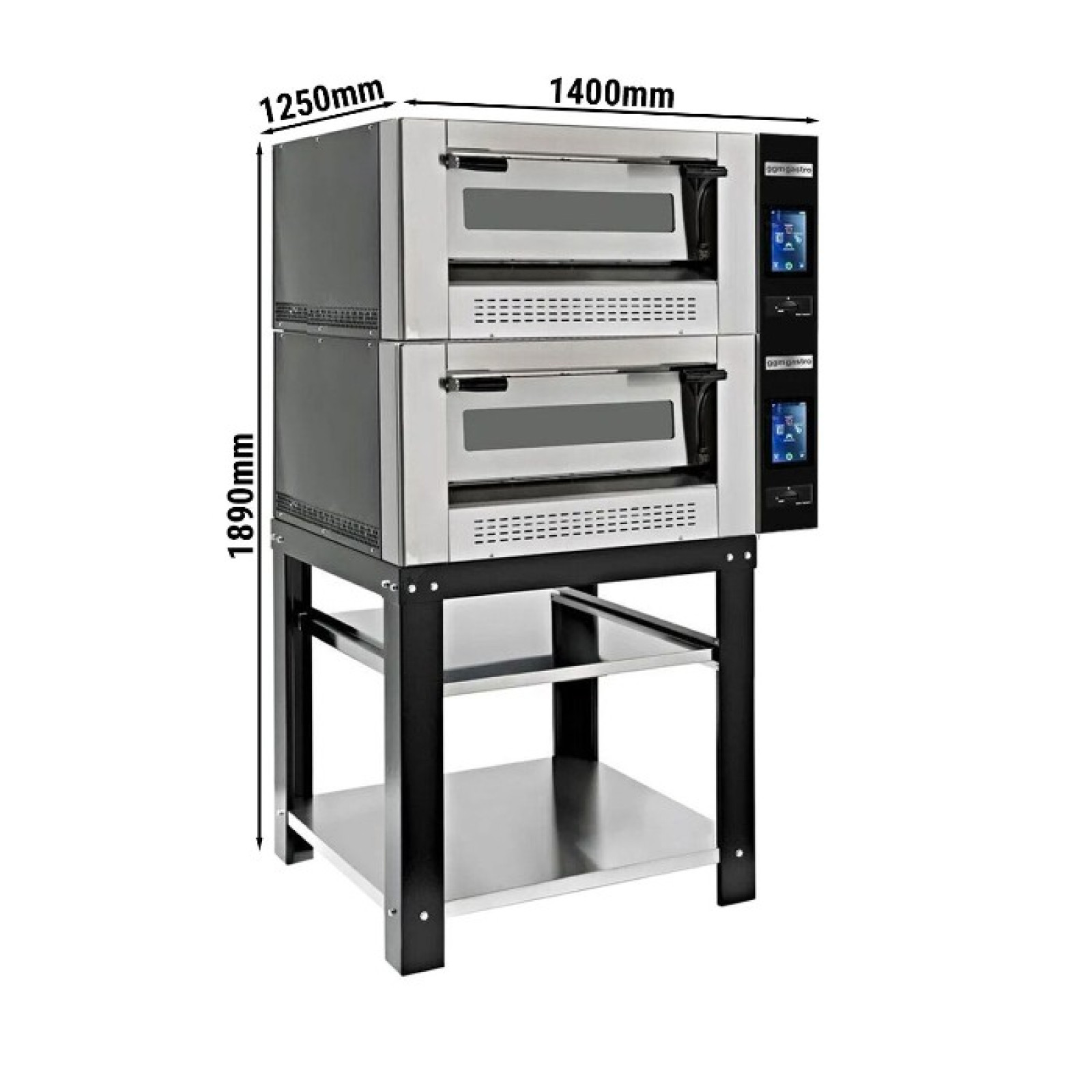 Піч для піци газова GGM Gastro 2#GPOE930DN#UG - 1