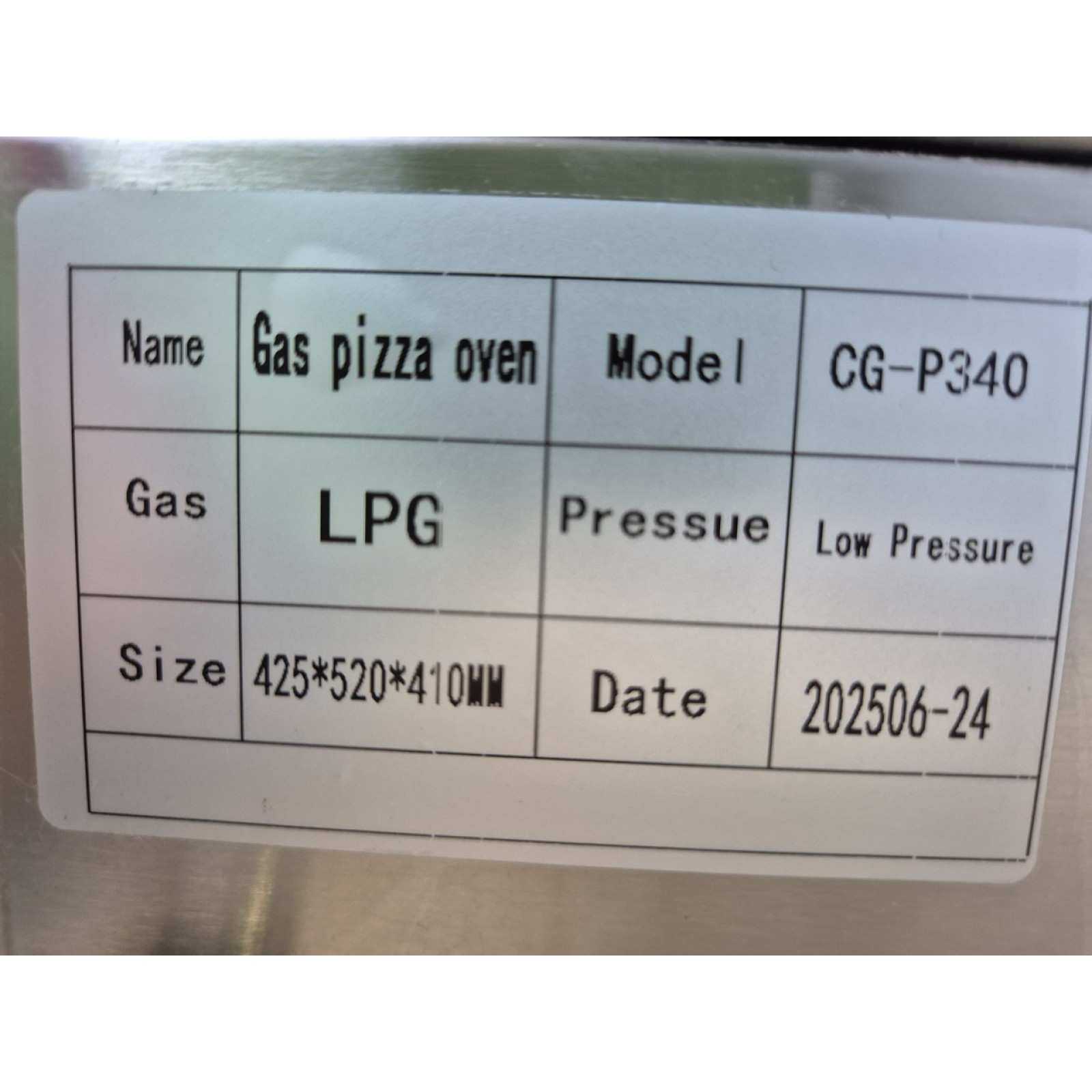 Печь для пиццы газовая Vektor P340  (1 пиццы х Ø 300мм) LPG-газ (под балон) - 1