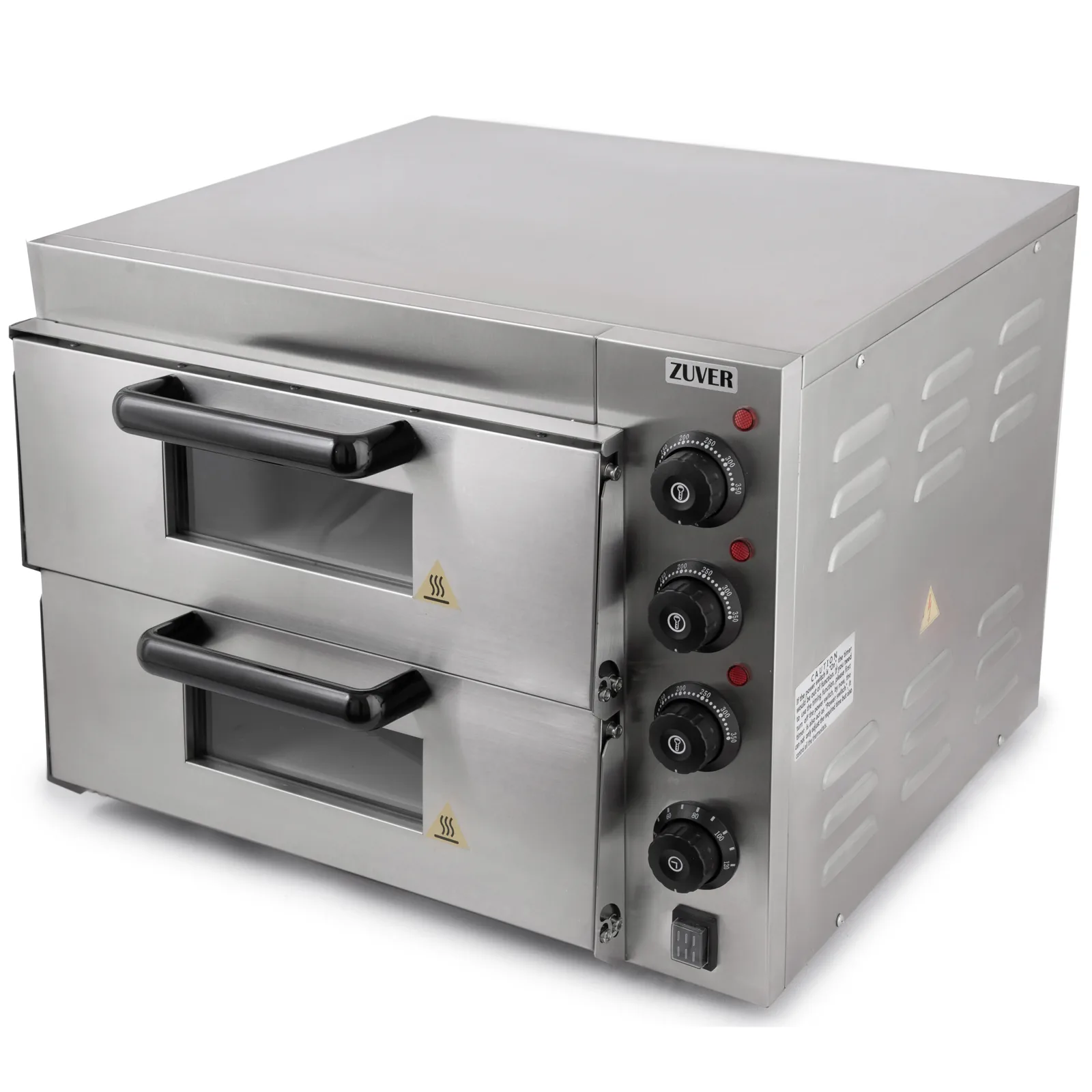 Печь для пиццы ZUVER Pizza 2H40 3000W камера из алюминия