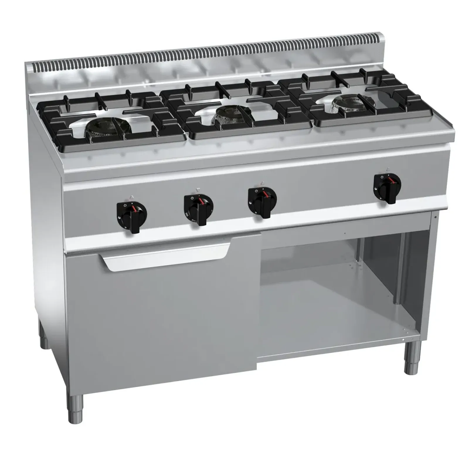 Підлогова плита газова GGM-Gastro GHB164T+GB4 - 2