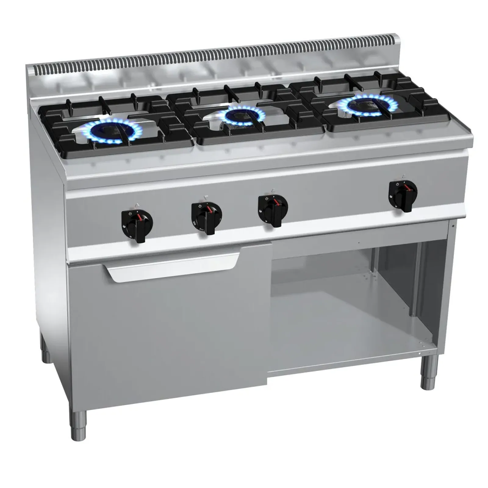 Підлогова плита газова GGM-Gastro GHB164T+GB4