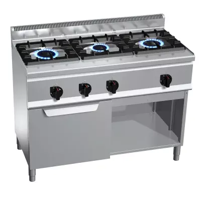 Напольная плита газовая GGM-Gastro GHB164T+GB4