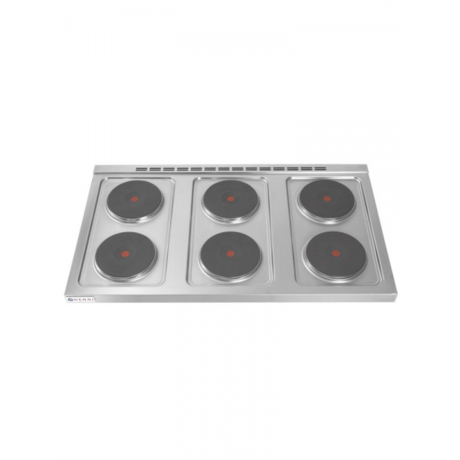 Плита електрична 6-ти конфорочна Kitchen Line на відкритому модулі Hendi 226230  - 1