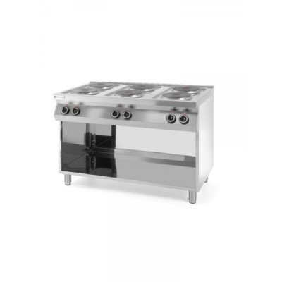 Плита электрическая 6-ти конфорочная Kitchen Line на открытом модуле Hendi 226230 