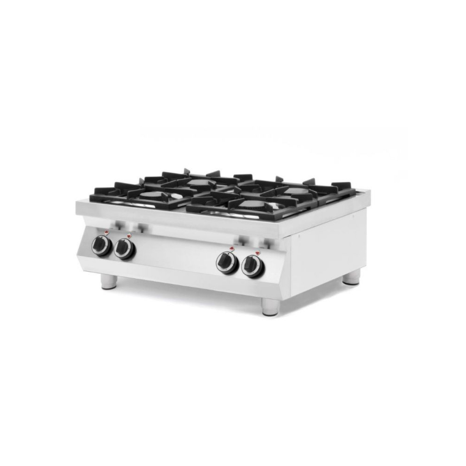 Плита газова 6-ти конфорочна Hendi 227398 Kitchen Line, настільна