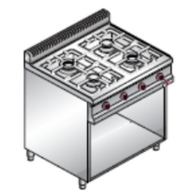 Плита газова Bertos G7F4M