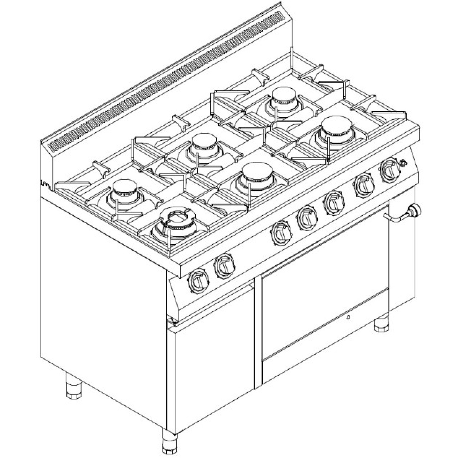 Плита газова Kogast PST67/1-O