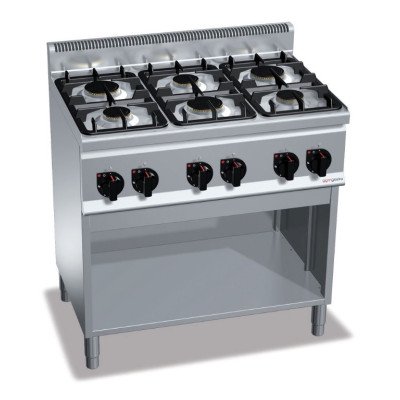 Плита газова з 28,5 кВт - 6 конфорок GGM Gastro GHB969P