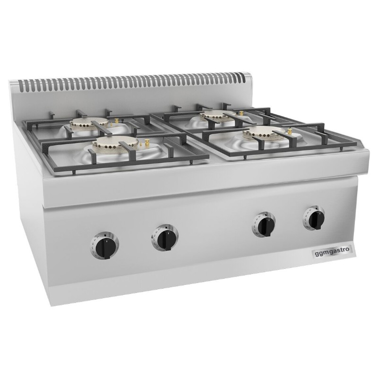 Плита газовая с 4 конфорками GGM Gastro GHK66-E