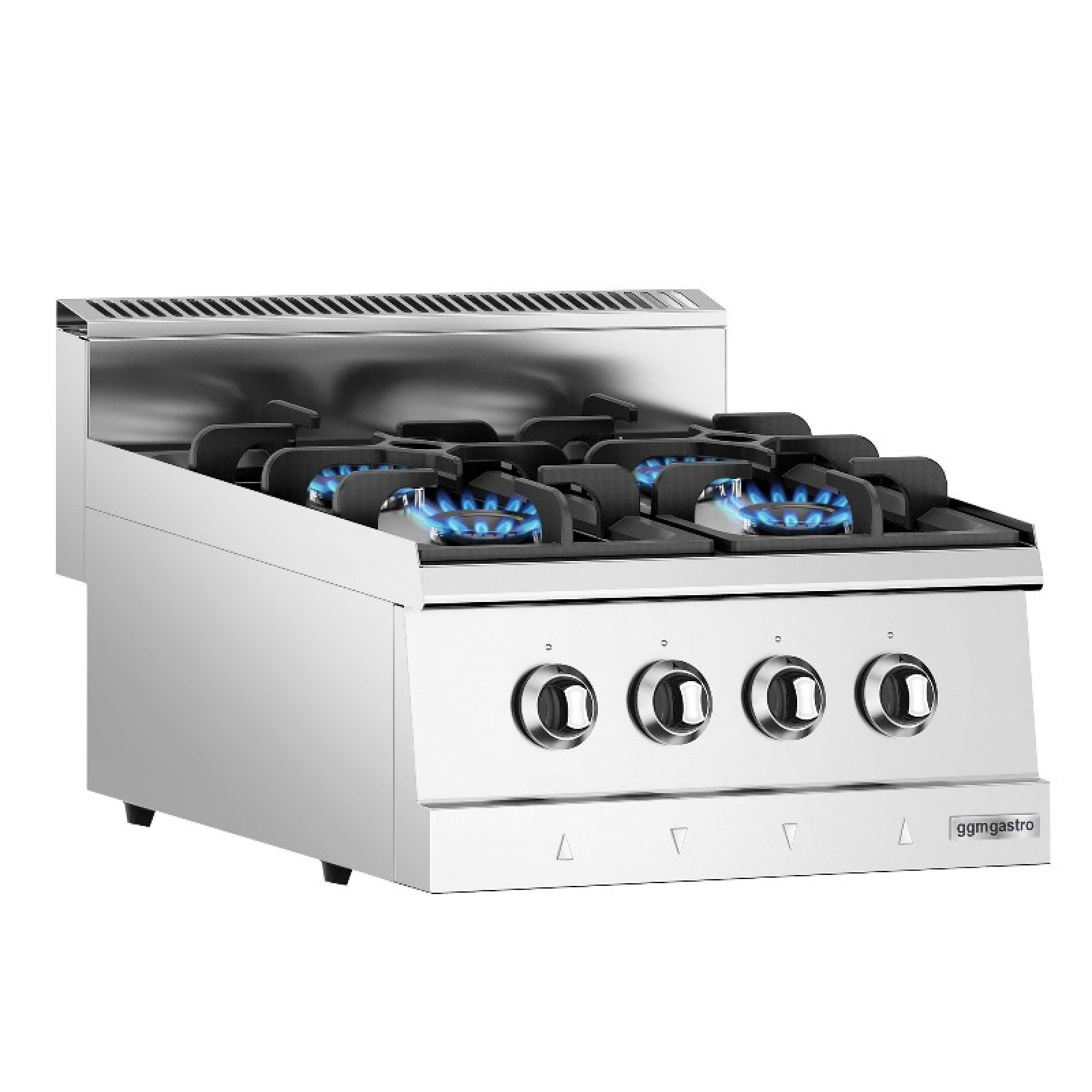 Плита газовая с 4 конфорками GGM Gastro GHK6634