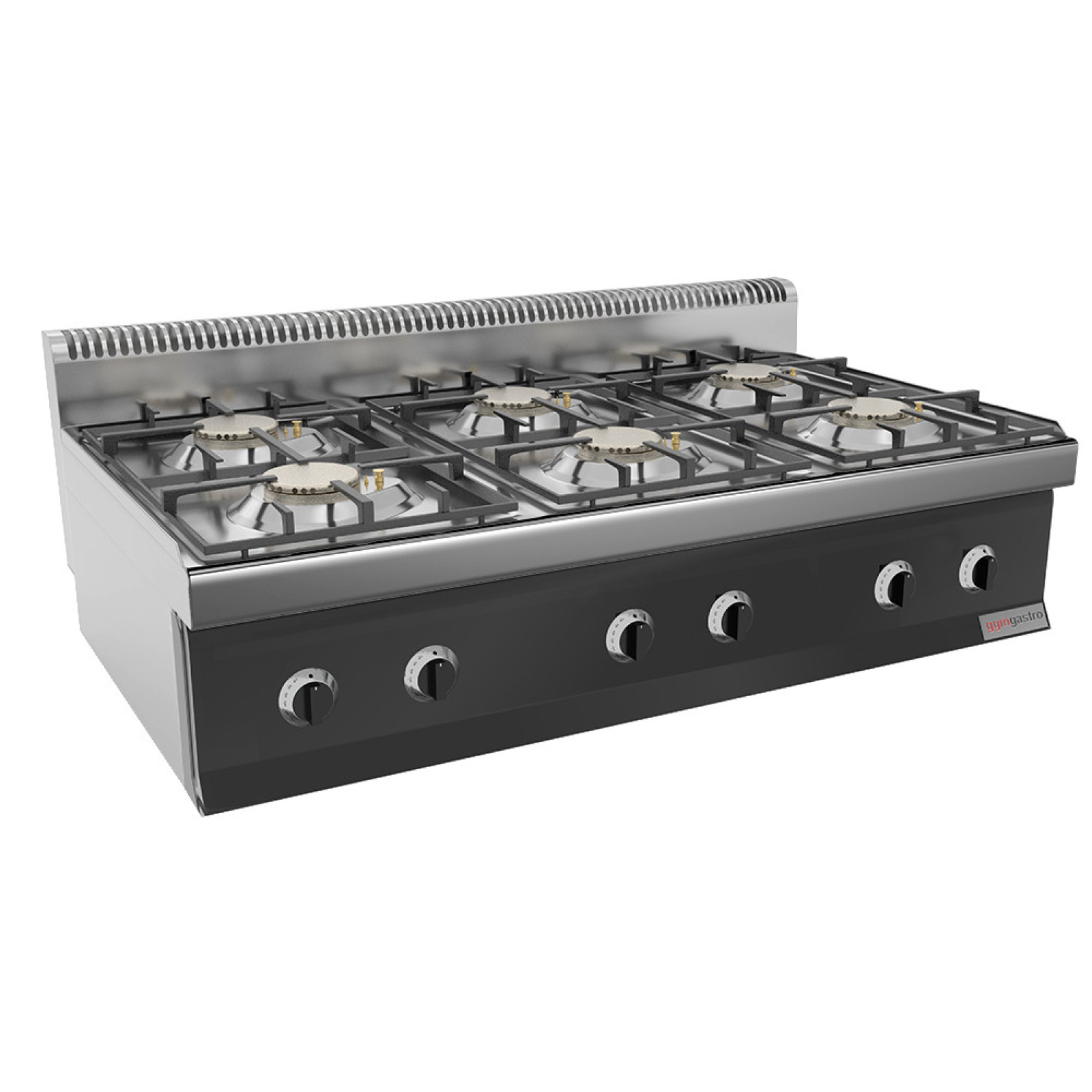 Плита газовая с 6 конфорками (36 кВт) с автоподжигом GGM Gastro GHK173M