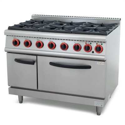 Плита газова з електричною духовкою GoodFood GP6AFLNG