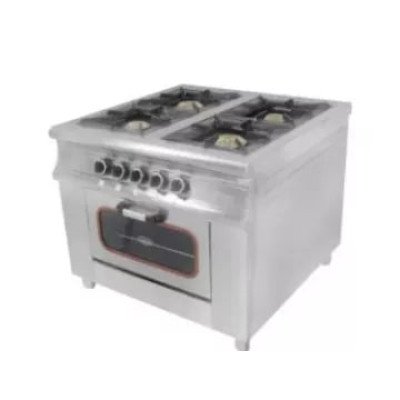 Плита PIMAK М015-4 газова з дух. шафою газ контр. 1000*1000*850 (конф. 40*40)
