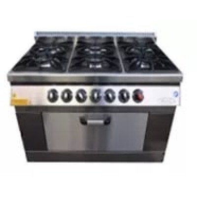 Плита PIMAK М015-6 газова з дух. шафою газ контр. 1500*1000*850