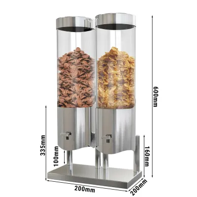 Двойной диспенсер для мюсли - Ø 12 cm GGM Gastro MUSPDG2C