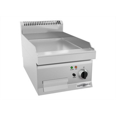 Жарочная поверхность Электр. - Гладкая, хромированная GGM Gastro EBK400-E
