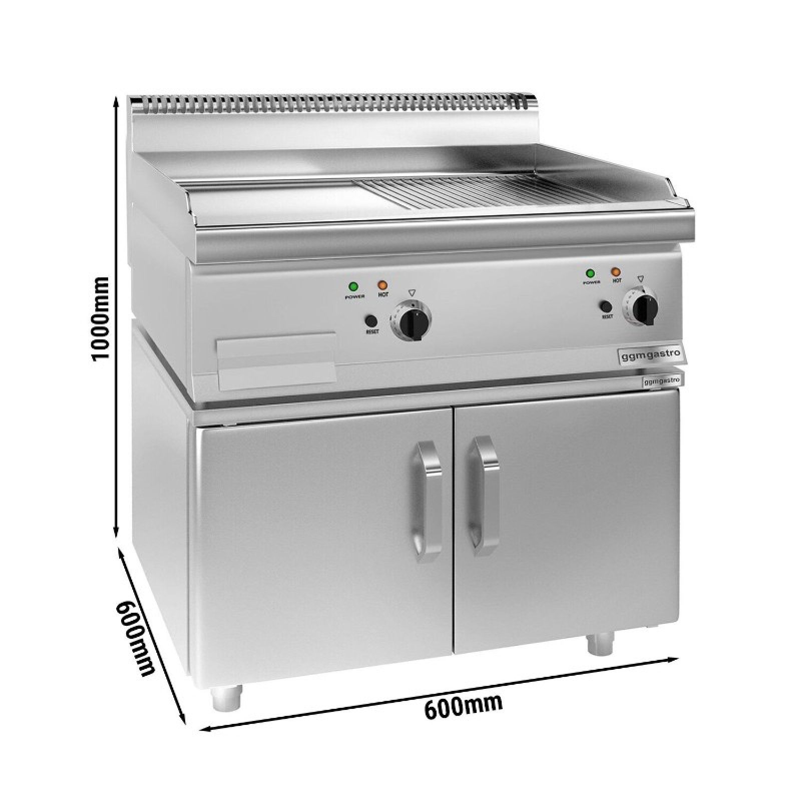 Поверхня для смаження електрична GGM Gastro EBGK66-E#UBK66-E