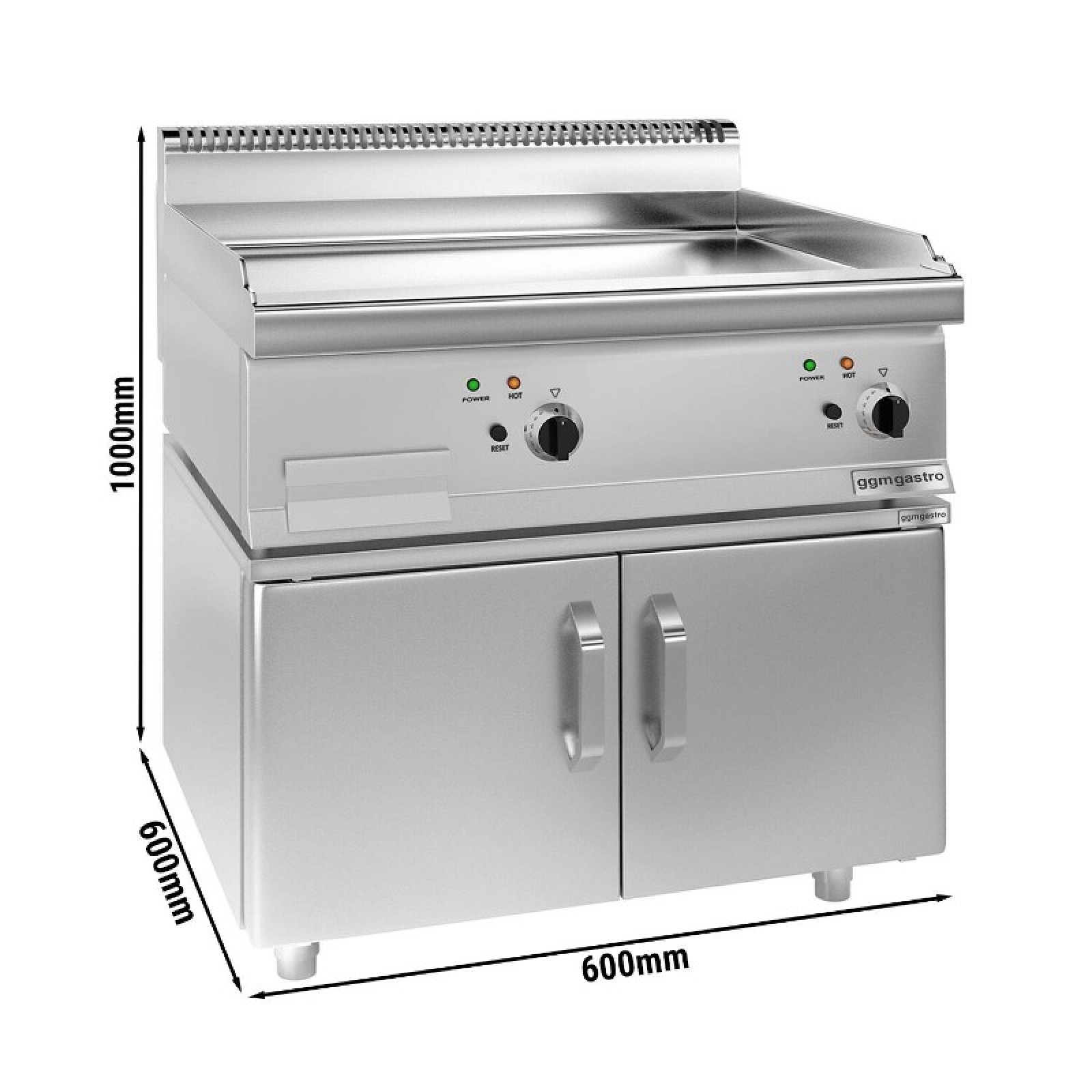 Поверхня для смаження електрична GGM Gastro EBK66-E#UBK66-E