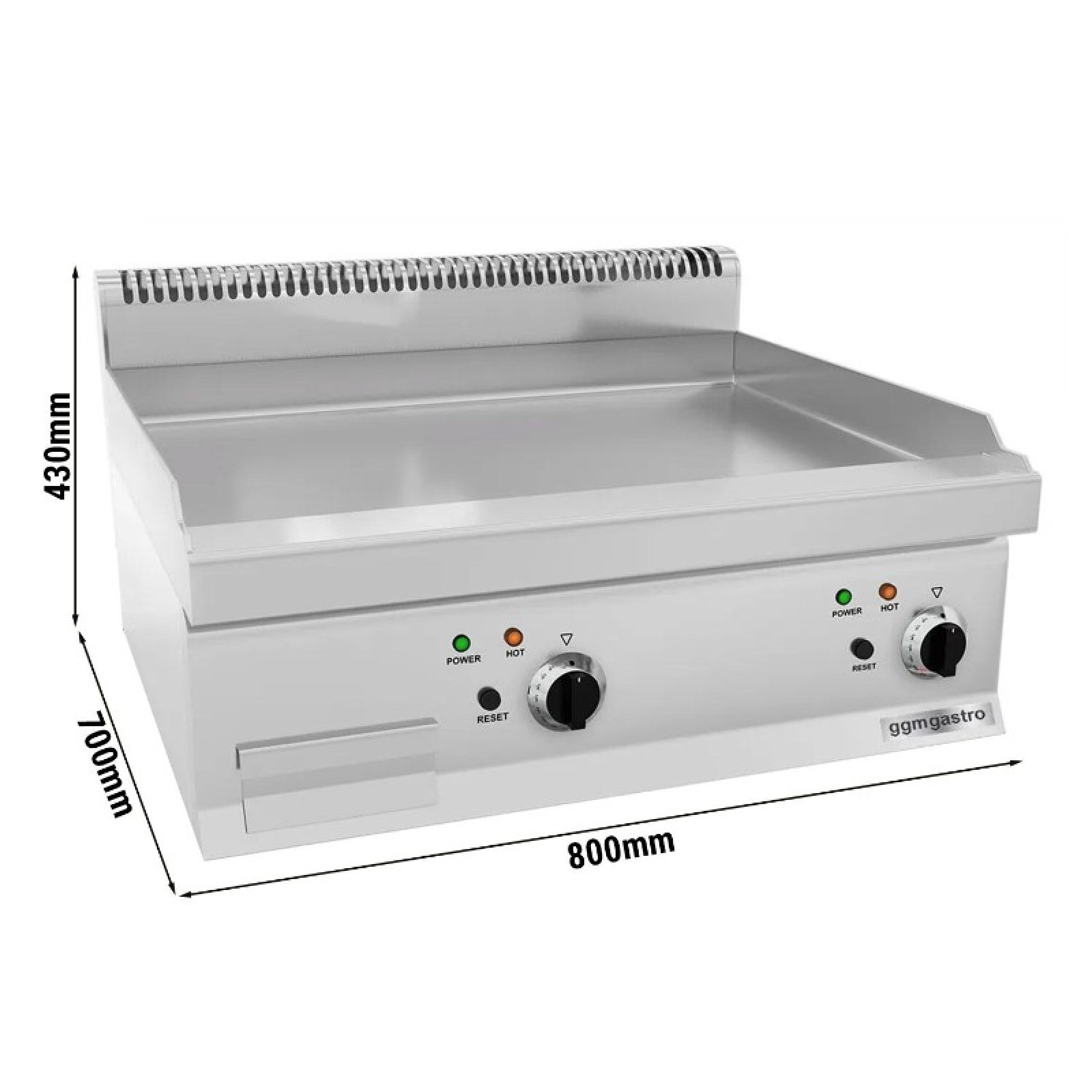 Жарочная поверхность электрическая GGM Gastro EBK800