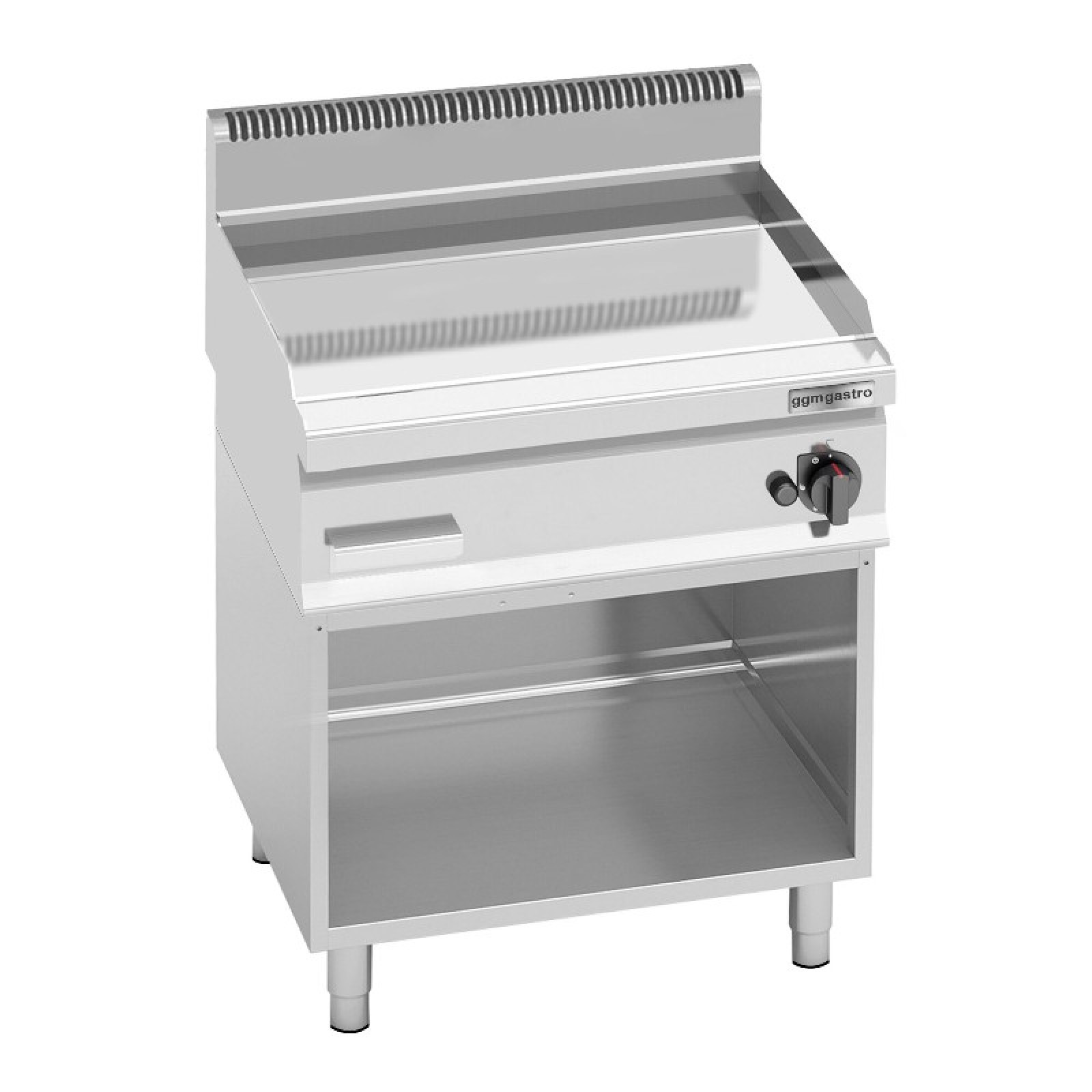Поверхня для смаження Газ - Гладка, хромована (8 кВт) GGM Gastro GGB663C#SET