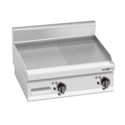 Поверхня для смаження рифлена 8 кВт GGM Gastro EGB663PGG