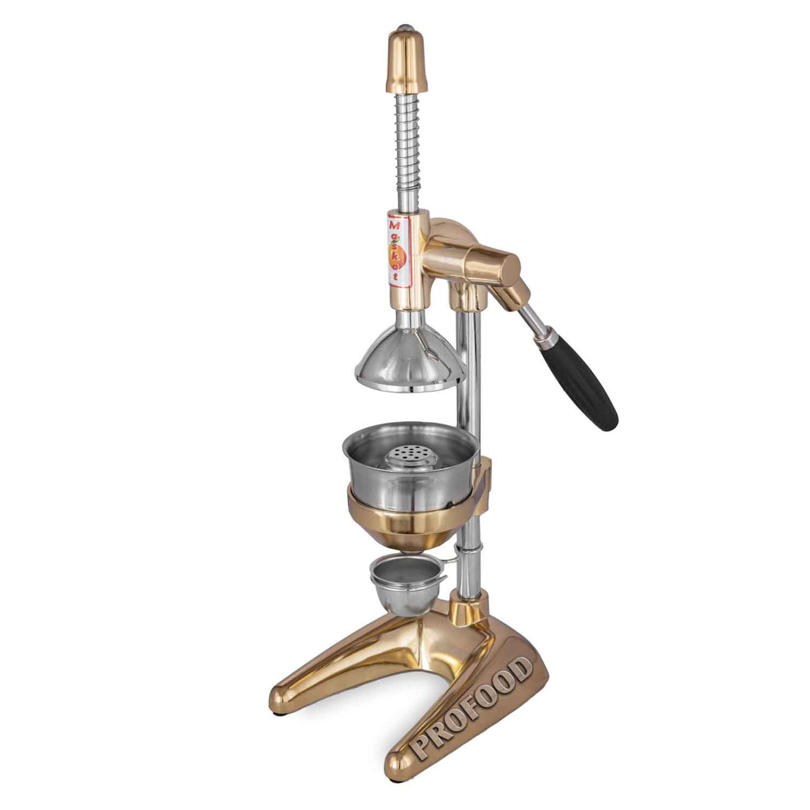Пресс для цитрусовых и гранат Maskot Dokum PCA1-C1 Gold 6.3kg золотой цвет реечный тип 8694510340095 - 1