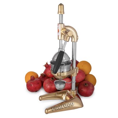Пресс для цитрусовых и гранат Maskot Dokum PCA1-C1 Gold 6.3kg золотой цвет реечный тип 8694510340095