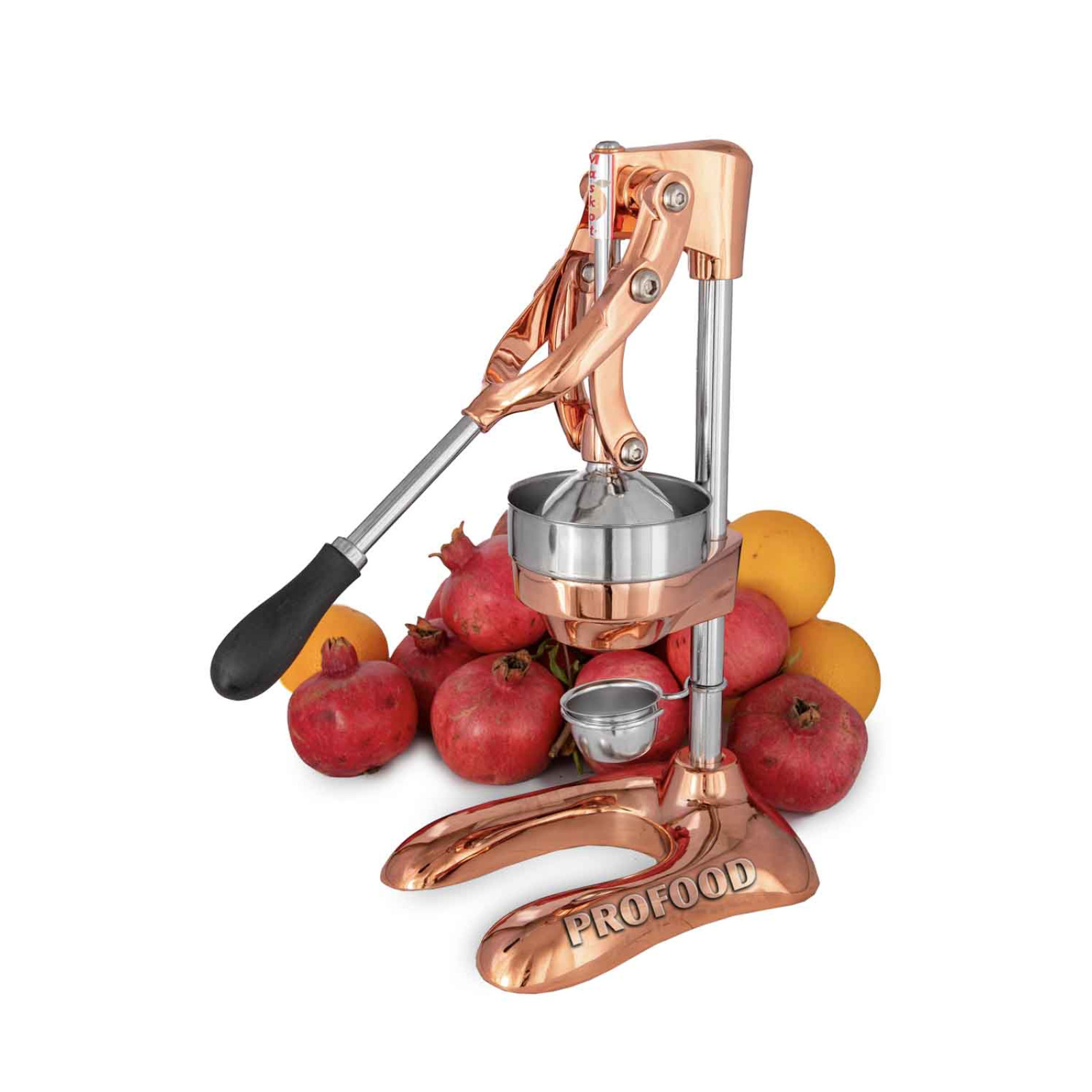 Пресс для цитрусовых и гранат Maskot Jumbo PJ1-C2 Copper 6.3kg медный цвет рычажный тип 8694510340729