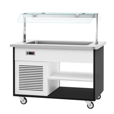 Прилавок для холодного буфету DANZIG - 1300мм - для - 3x GN 1/1 GGM Gastro BTKIN311