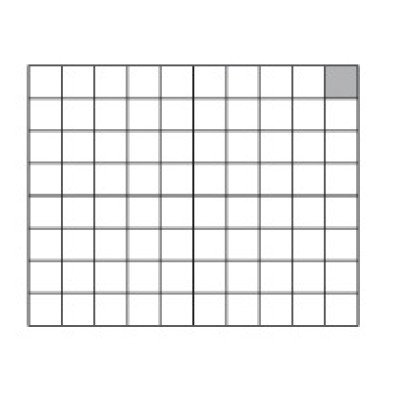 Решетка Waico 80 разделов 50x50