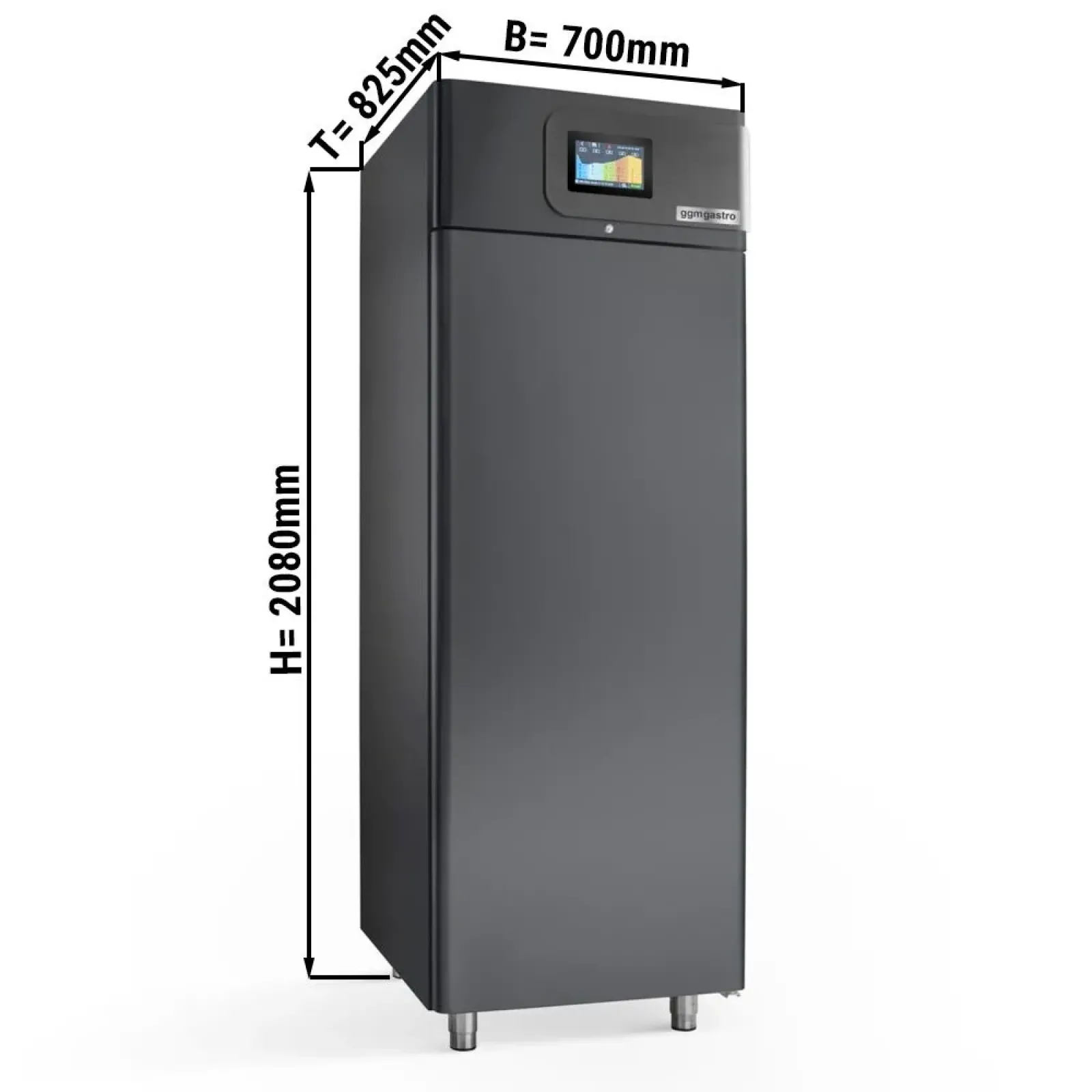 Расстоечний шкаф холодильный 0,7 x 0,82 m GGM Gastro GUBSA605
