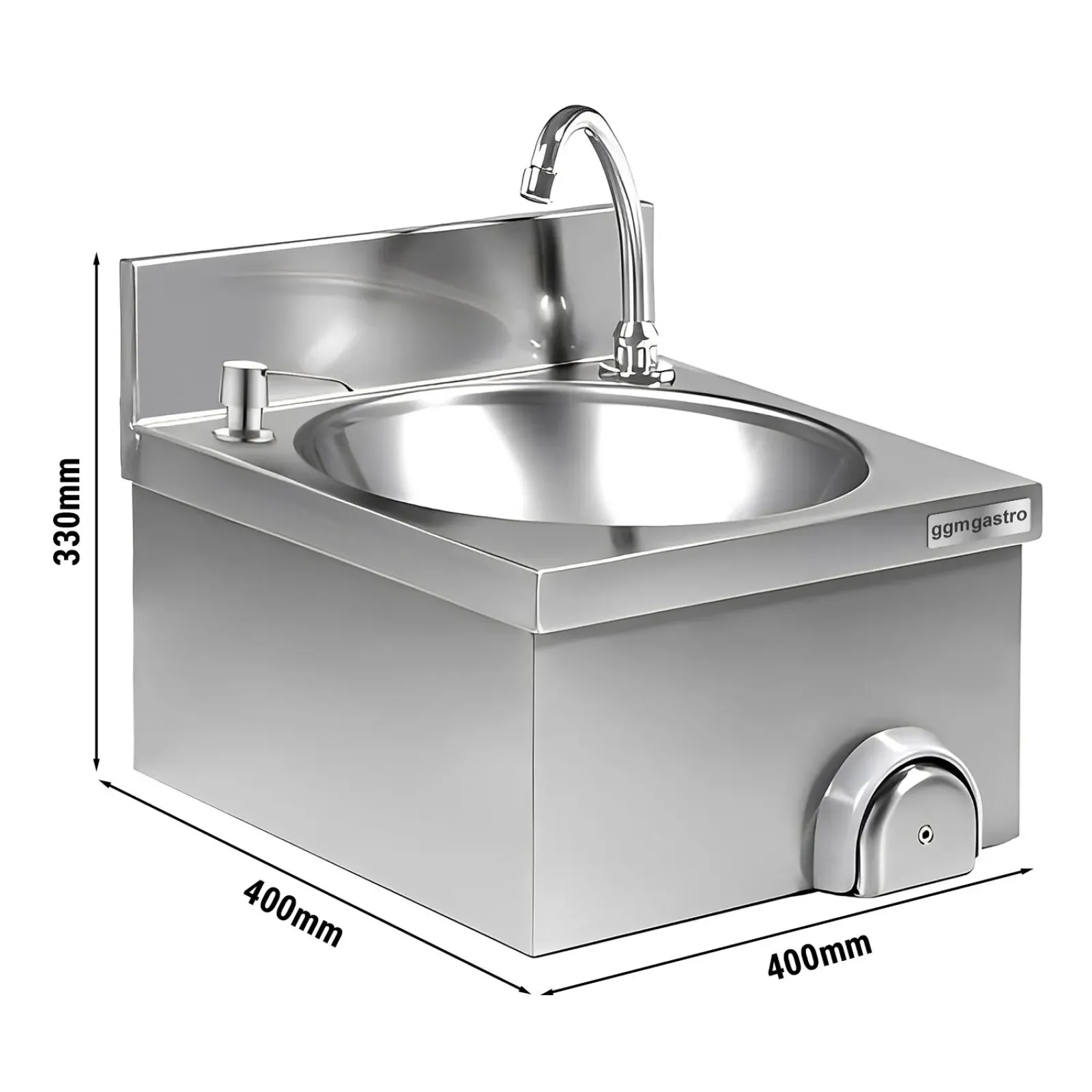 Рукомийник 40 x 40 см GGM Gastro HWB44MS