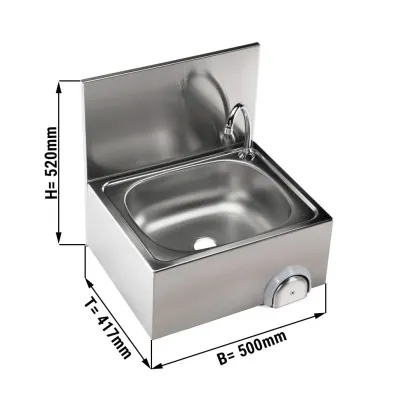 Рукомойник 50 x 50 см GGM Gastro HWB54M