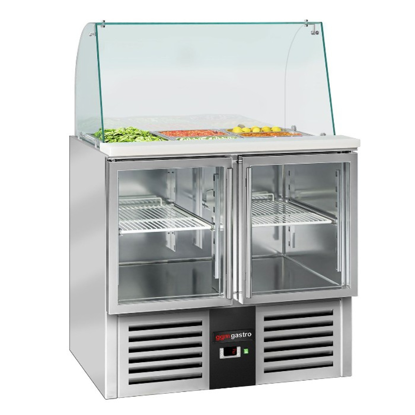 Саладетта со стекл.витриной PREMIUM GGM Gastro SAG147DRG#GSG147#GT - 1