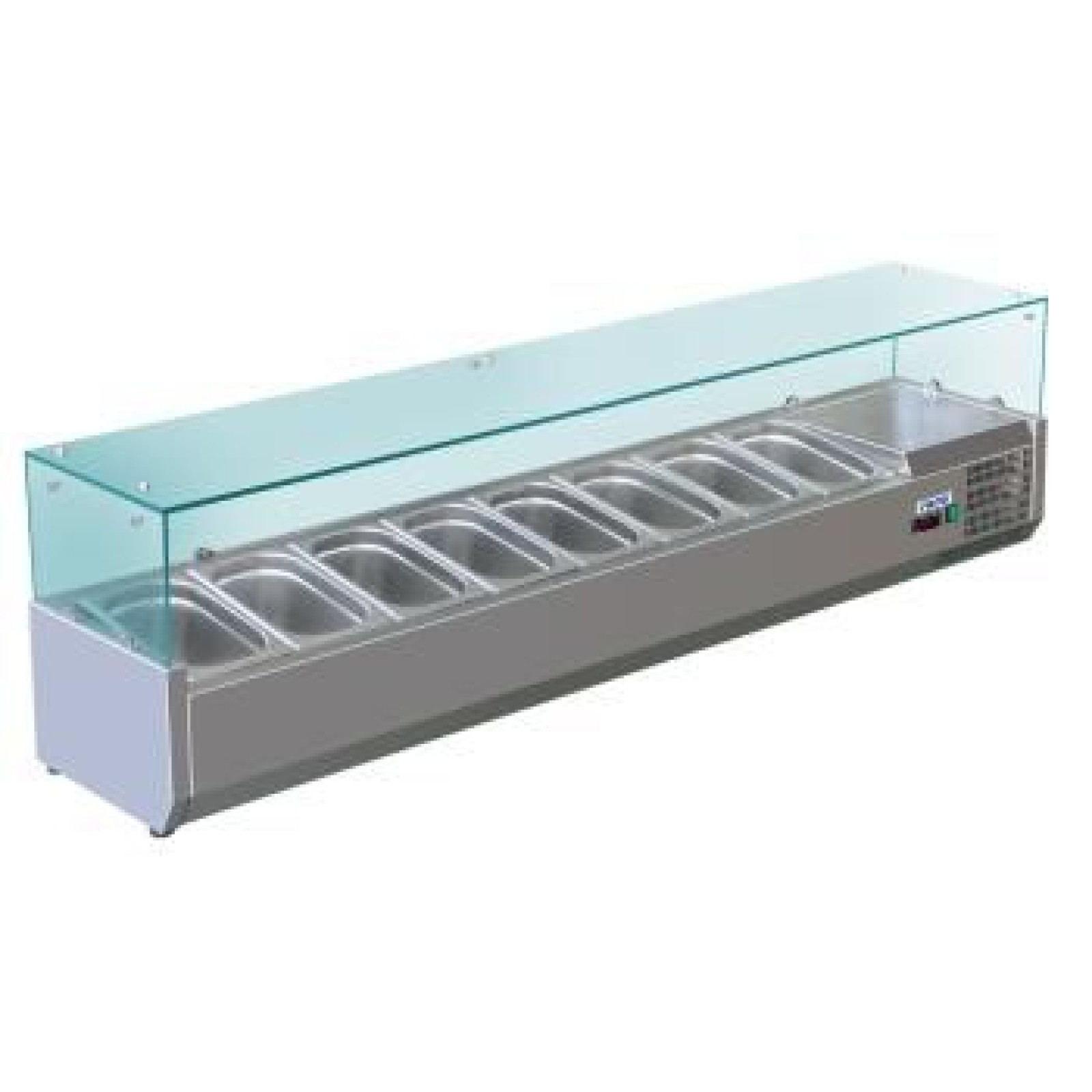 Салат-бар на 7 гастроємностей Saro GN 1/4 VRX 1600/330