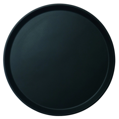 Сервірувальна таця Camtread®, кругла, неслизька поверхня. , Cambro, чорний, Black, ø405x(H)21mm