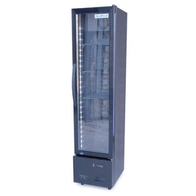 Шафа холодильна для напоїв GoodFood BC160NBB2LED чорна