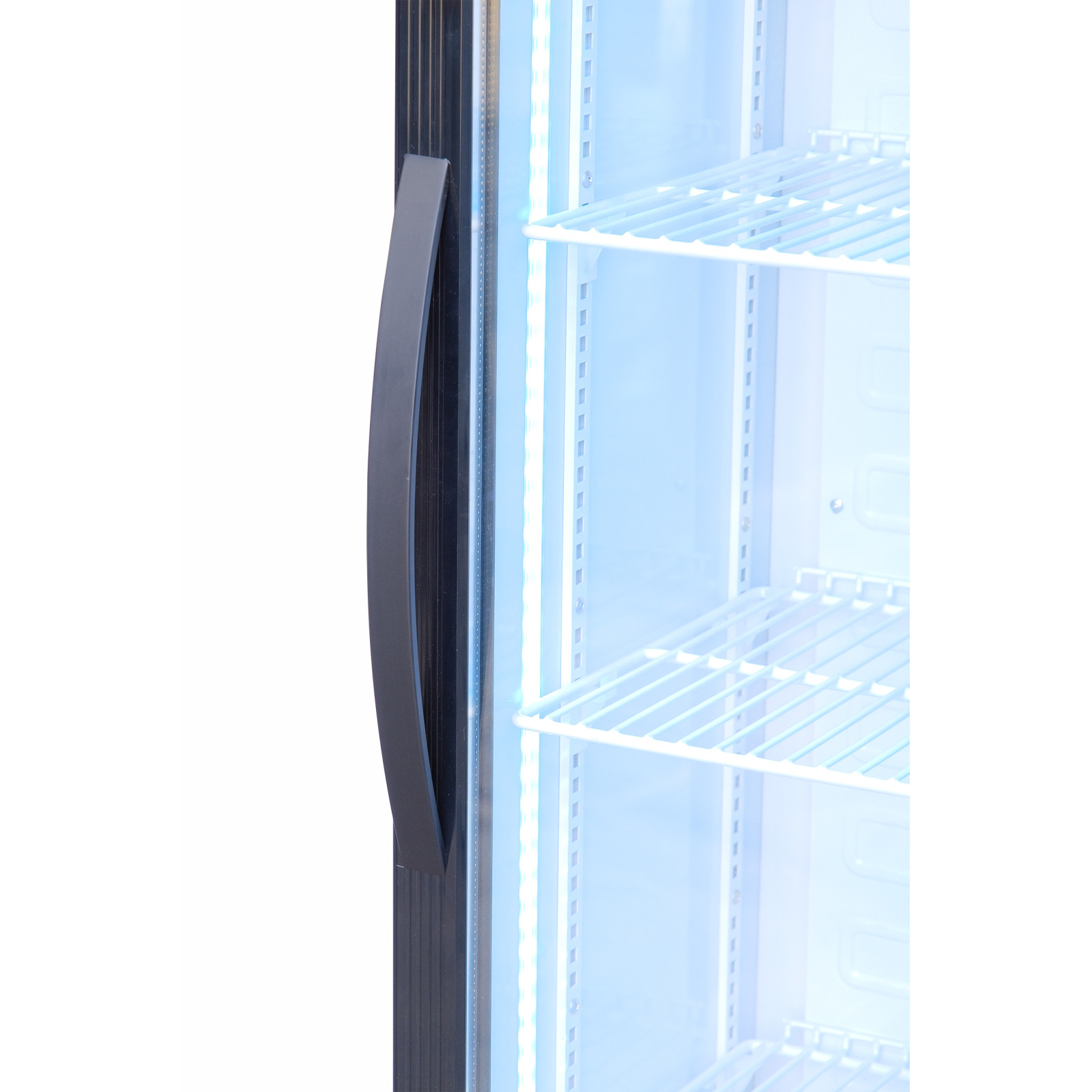 Шафа холодильна для напоїв GoodFood BC160NBW2LED чорна-біла - 1