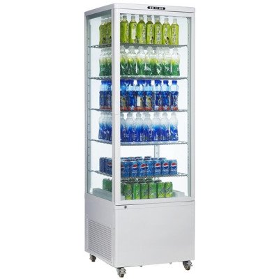 Шкаф-витрина холодильная EWT INOX RT500L