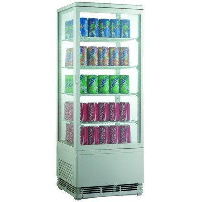 Шкаф-витрина холодильная EWT INOX RT98L