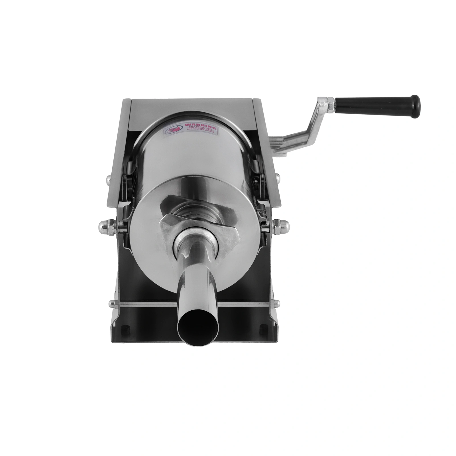 Шприц колбасный ZUVER Stuffer Horizontal 3 (SH-3) корпус нержавеющая сталь S/S201 (премиальная марка), крепкие шестерни, 2 скорости, 5 насадок, 2 уплотнительных кольца - 2