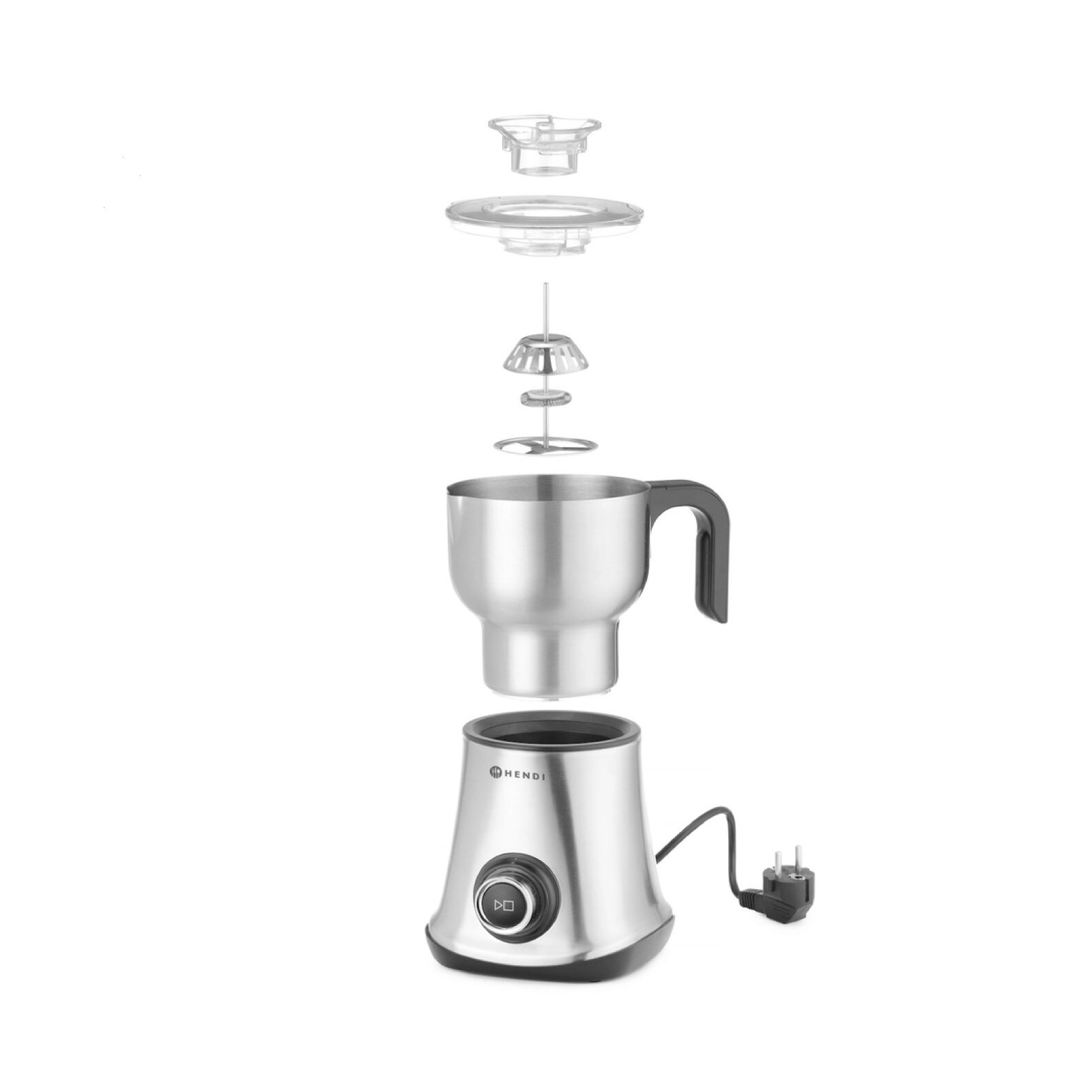 Спінювач молока електричний, 0,3л, 230В/500Вт, 200x167x(H)245мм 209097 Hendi Stainless steel - 3
