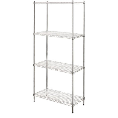 Стелаж складський – 4 полиці, 910x455x(H)1830 мм 812259 Hendi Chrome-plated
